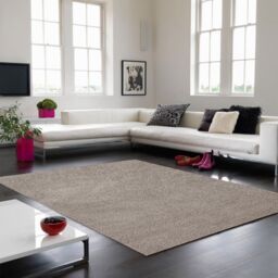 The Rug Shop UK Modern Plain Shaggy Anti-Shed Easy To Clean Area Rug in Grey - Size: 160 cm x 230 cm - thumbnail 1