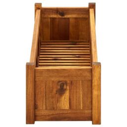 Berkfield Home Garden Raised Bed Acacia Wood 100x30x25 cm in Brown - Size: 100 x 30 x 25 cm - thumbnail 3