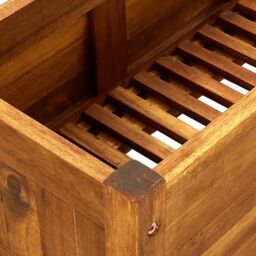 Berkfield Home Garden Raised Bed Acacia Wood 100x30x25 cm in Brown - Size: 100 x 30 x 25 cm - thumbnail 5
