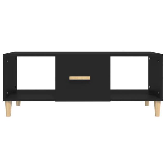 Berkfield Home Decorative Coffee Table Black 102x50x40 cm Engineered Wood - Size: 102 x 50 x 40 cm - image 1