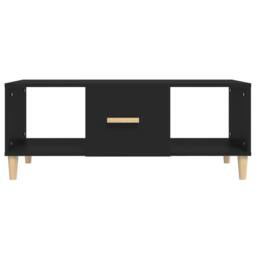 Berkfield Home Decorative Coffee Table Black 102x50x40 cm Engineered Wood - Size: 102 x 50 x 40 cm - thumbnail 1