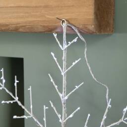 Samuel Alexander 50 x 50cm Metal Christmas Snowflake with 132 Multi-Action White LEDs - Size: 50 x 50 cm - thumbnail 4