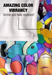 JQ Licensing Royce Mcclure Humbugs & Clown Fish Pattern Silky Touch Super Soft Throw Blanket 152 X 127 cm in White - thumbnail 4