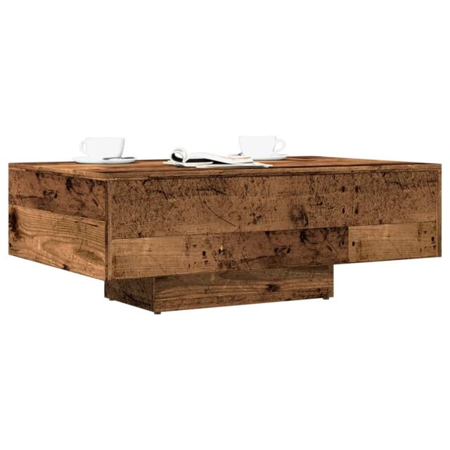 Berkfield Home Coffee Table Old Wood 85x55x31 cm Engineered Wood in Brown - Size: 85 x 55 x 31 cm - image 1