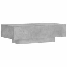 Berkfield Home Coffee Table Concrete Grey 100x49.5x31 cm Engineered Wood - thumbnail 6