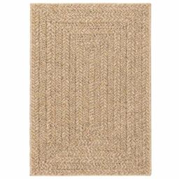 Berkfield Home Rug ZIZUR Beige 120x170 cm Jute Look Indoor & Outdoor - Size: Medium - thumbnail 2