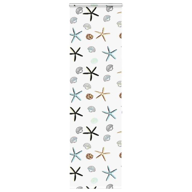 Berkfield Home Shower Roller Blind with Cassette 60x240 cm Fabric Width 56 cm in Black - image 1