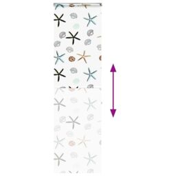 Berkfield Home Shower Roller Blind with Cassette 60x240 cm Fabric Width 56 cm in Black - thumbnail 5