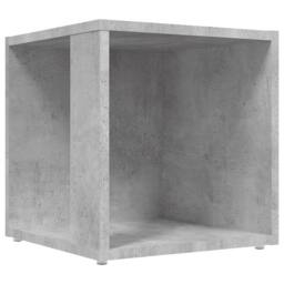 Berkfield Home Side Table Concrete Grey 33x33x34.5 cm Engineered Wood - thumbnail 3
