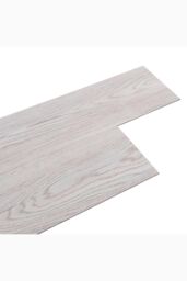 Living and Home 36Pcs Rustic Style PVC Self-adhesive Plank Flooring in Light Grey