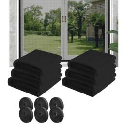 SPETLEK 6x Window Insect Screen Mesh Net Fly Mosquito Screen in Black - Size: 1 - thumbnail 1