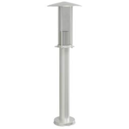 Berkfield Home Outdoor Floor Lamps 3pcs Silver 60 cm Stainless Steel - thumbnail 6