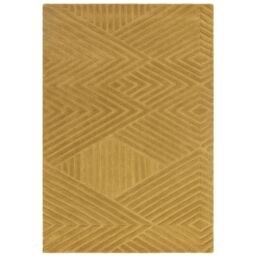 The Rug Shop UK Yellow Handmade Wool Modern Geometric Easy To Clean Area Rug - Size: 160 cm x 230 cm - thumbnail 6