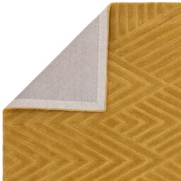 The Rug Shop UK Yellow Handmade Wool Modern Geometric Easy To Clean Area Rug - Size: 160 cm x 230 cm - thumbnail 7
