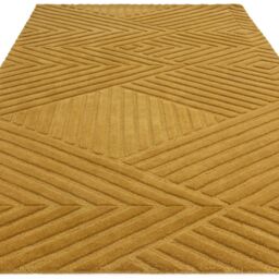 The Rug Shop UK Yellow Handmade Wool Modern Geometric Easy To Clean Area Rug - Size: 160 cm x 230 cm - thumbnail 5
