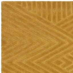 The Rug Shop UK Yellow Handmade Wool Modern Geometric Easy To Clean Area Rug - Size: 160 cm x 230 cm - thumbnail 4