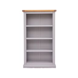 Cabinet Bits Bookcase with plinth 120x70x25cm in Grey - Size: 120 x 70 x 25 cm - thumbnail 1