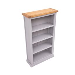Cabinet Bits Bookcase with plinth 120x70x25cm in Grey - Size: 120 x 70 x 25 cm - thumbnail 3