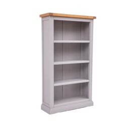 Cabinet Bits Bookcase with plinth 120x70x25cm in Grey - Size: 120 x 70 x 25 cm - thumbnail 2