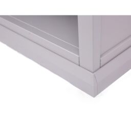 Cabinet Bits Bookcase with plinth 120x70x25cm in Grey - Size: 120 x 70 x 25 cm - thumbnail 6