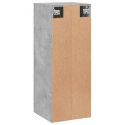 Berkfield Home Wall Mounted Cabinet Concrete Grey 34.5x34x90 cm Engineered Wood - thumbnail 9
