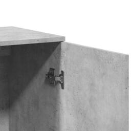 Berkfield Home Sideboard Concrete Grey 79x38x80 cm Engineered Wood - Size: 79 x 38 x 80 cm - thumbnail 9