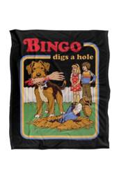 Steven Rhodes Bingo Digs A Hole Silky Touch Super Soft Throw Blanket - Size: Small - thumbnail 1