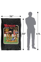 Steven Rhodes Bingo Digs A Hole Silky Touch Super Soft Throw Blanket - Size: Small - thumbnail 3