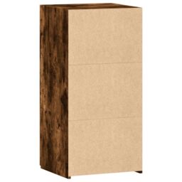 Berkfield Home Sideboard Smoked Oak 45x42.5x93 cm Engineered Wood in Brown - thumbnail 6