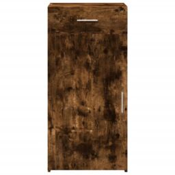 Berkfield Home Sideboard Smoked Oak 45x42.5x93 cm Engineered Wood in Brown - thumbnail 4