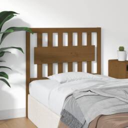 Berkfield Home Beautiful Bed Headboard Honey Brown 95.5x4x100 cm Solid Wood Pine - thumbnail 4