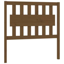 Berkfield Home Beautiful Bed Headboard Honey Brown 95.5x4x100 cm Solid Wood Pine - thumbnail 3