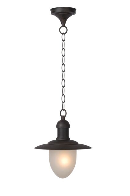 Lucide 'ARUBA' Dimmable Stylish Adjustable Height Outdoor Pendant Light 1xE27 in Brown - image 1