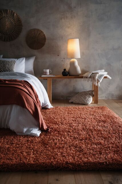 Origin Chicago Rust in Burnt Orange - Size: 90 cm x 150 cm - image 1