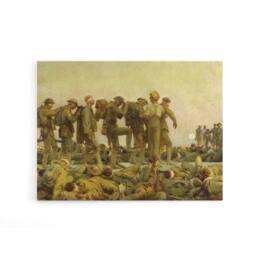 "Artery8 Singer Sargent Gassed WWI Blinded Soldiers Canvas Wall Art Print - Size: W18"" x H24""" - thumbnail 1