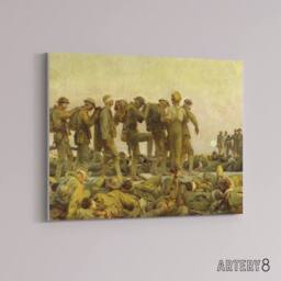 "Artery8 Singer Sargent Gassed WWI Blinded Soldiers Canvas Wall Art Print - Size: W18"" x H24""" - thumbnail 2
