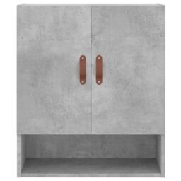 Berkfield Home Wall Cabinet Concrete Grey 60x31x70 cm Engineered Wood - Size: 60 x 31 x 70 cm - thumbnail 5