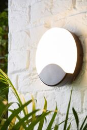 BHS Lighting Swona Round Outdoor Wall Light in Black - thumbnail 4