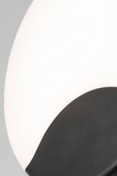 BHS Lighting Swona Round Outdoor Wall Light in Black - thumbnail 3