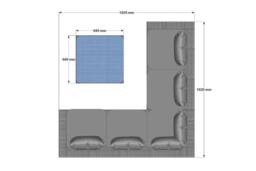 Furniture Maxi Vancouver 5 Seater Grey Rattan Corner Sofa Patio Set With Rain Cover - thumbnail 5