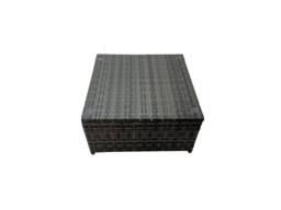 Fimous Patio Furniture Sets with Corner Sofa Chair 2 Big Footstool Side Table in Dark Grey - thumbnail 2