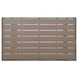 Berkfield Home Garden Table Grey 120x70x66 cm Poly Rattan - Size: 120 x 70 x 66 cm - thumbnail 1