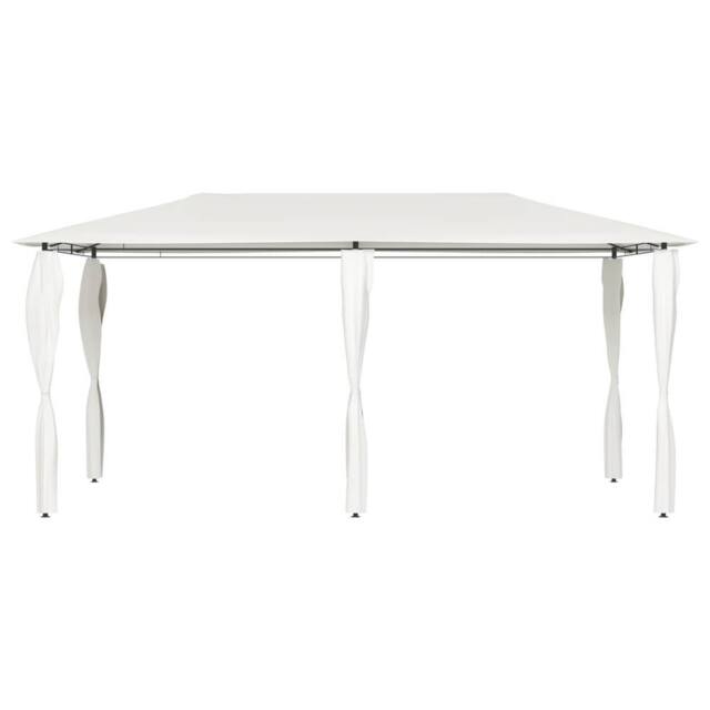 Berkfield Home Gazebo with Post Covers 3x6x2.6 m Cream 160 g/m ² - image 1