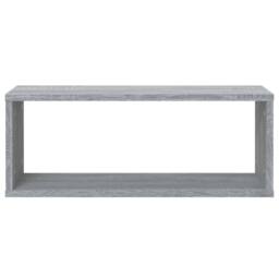 Berkfield Home Wall Cube Shelves 6 pcs Grey Sonoma 60x15x23 cm Engineered Wood - Size: 60 x 15 x 23 cm - thumbnail 4
