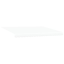 Berkfield Home Awning Replacement Fabric for 4.5x3.5 m Frame White - thumbnail 2