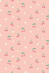 Hoopla Walls Cherry Dance 10m Matt Wallpaper in Pink - thumbnail 2