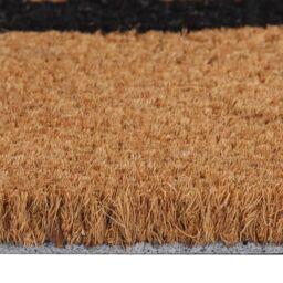 Berkfield Home Door Mat Natural 45x75 cm Tufted Coir in Brown - thumbnail 4