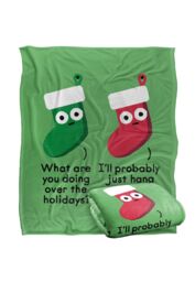 David Olenick A Full Schedule Silky Touch Super Soft Throw Blanket 152 X 127 cm in White - thumbnail 2