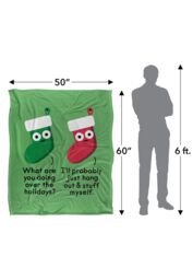 David Olenick A Full Schedule Silky Touch Super Soft Throw Blanket 152 X 127 cm in White - thumbnail 5