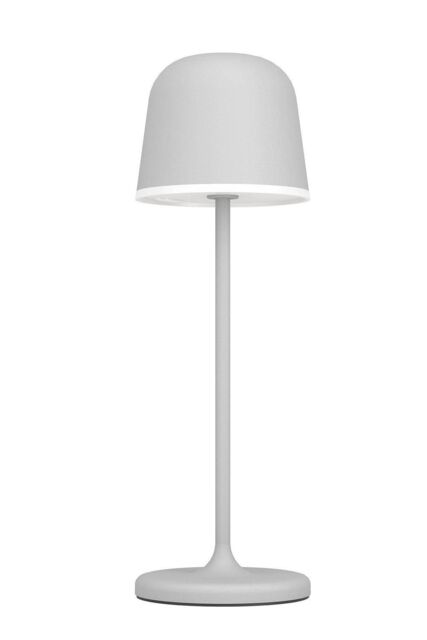 Eglo Mannera Cordless Grey Indoor or Outdoor Table Lamp in White - image 1